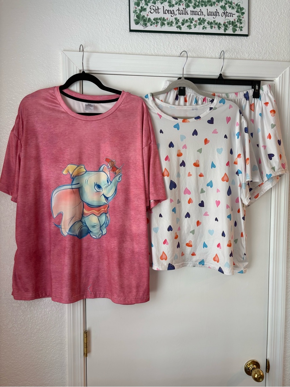Plus size pajama set with Dumbo t-shirt